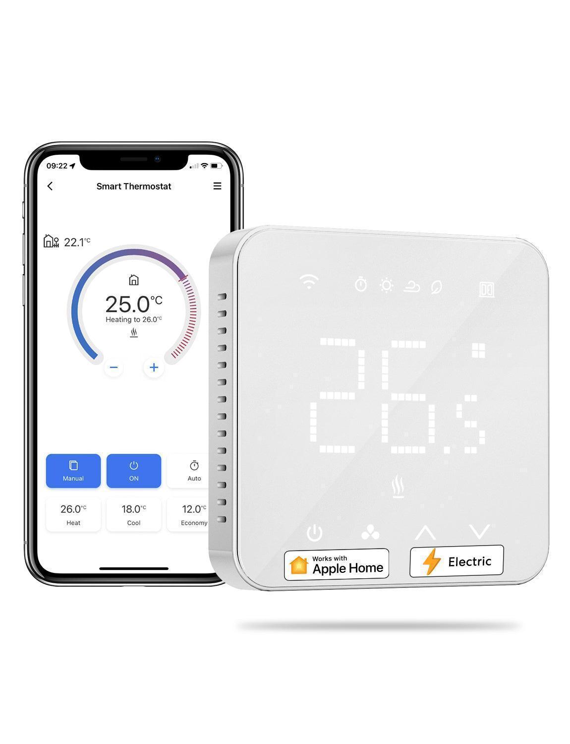 Meross Smart Thermostat for Electric Underfloor Heating System, MTS200HK
