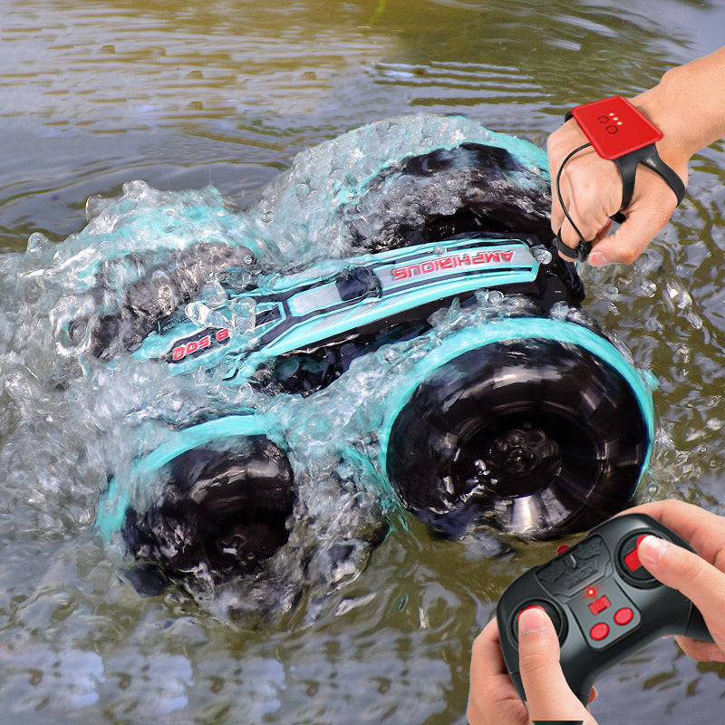RC Car Amphibious Stunt RC Car Double-sided Drift flip Tumbling Driving Gesture Electric Toys
