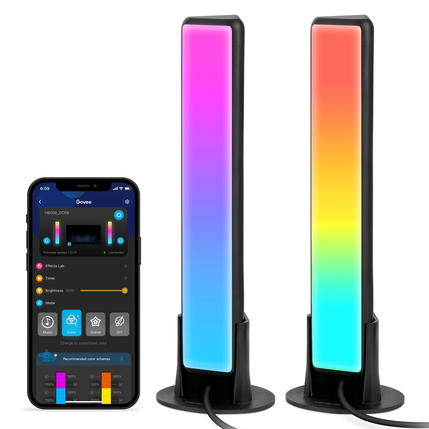 Refurbished RGBICWW WiFi + Bluetooth Flow Plus Light Bars