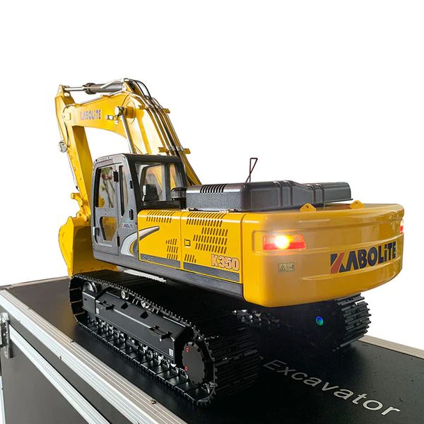 Huina Kabolite K350 Full Alloy Excavator Simulation Hydraulic Excavator High Quality RC Car Toy