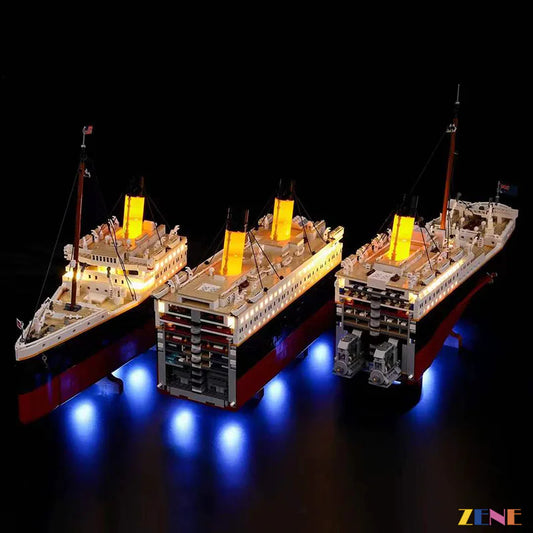 Kit de iluminación LEGO Titanic Ship n.° 10294 (versión azul hielo)