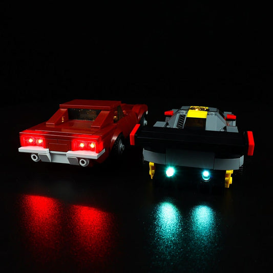 LEGO Chevrolet Corvette C8.R, coche de carreras y kit de luces Chevrolet Corvette 1968 n.° 76903