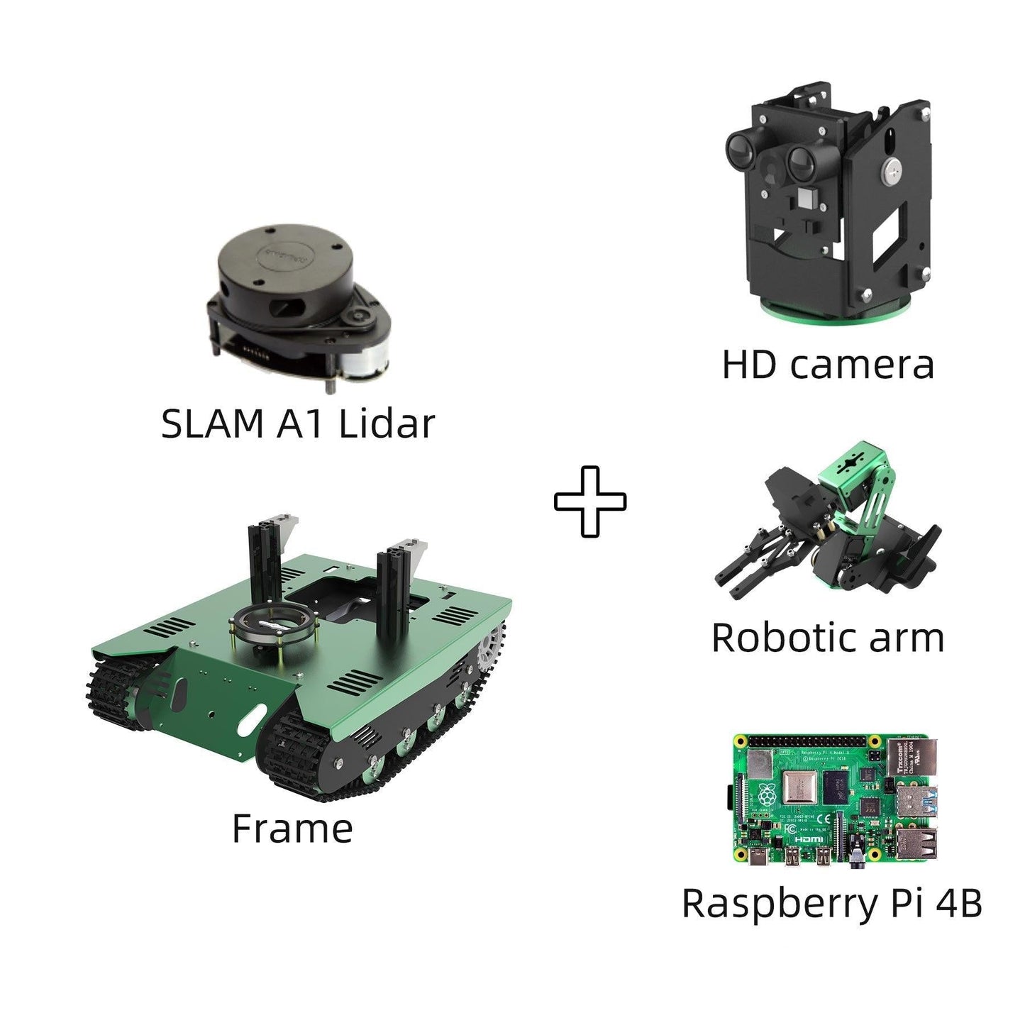 Yahboom ROS Transbot STEM Education Python Programming Robot with Lidar Depth camera MoveIt 3D mapping for Raspberry Pi