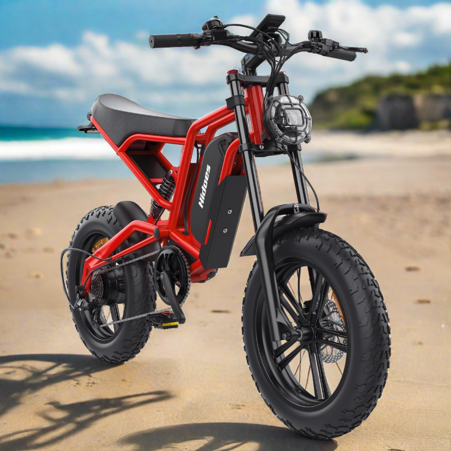Hidoes B6 Fat Tire Electric Cruiser Bike