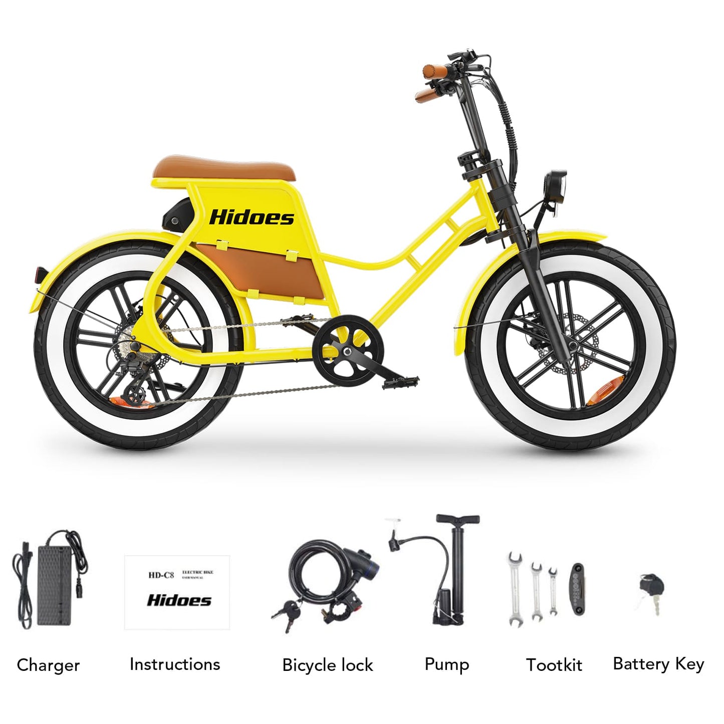 Hidoes C8 Fat Tire Step Through Electric Bike