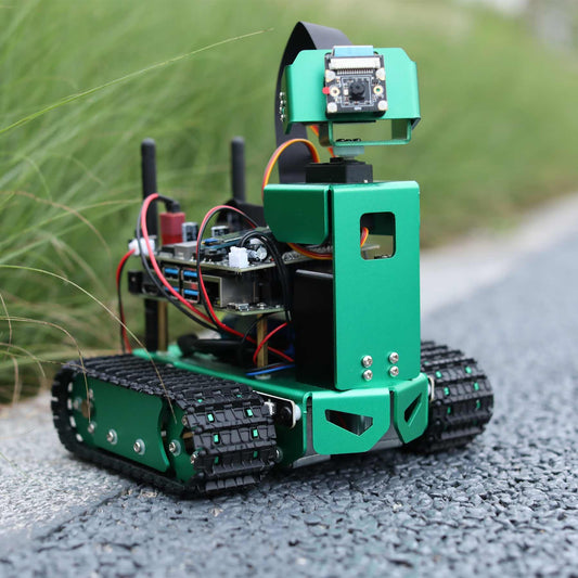 Yahboom Jetbot AI Robot STEM Python Programming with HD Camera Compatible with JETSON NANO 4GB(A02/B01/SUB)