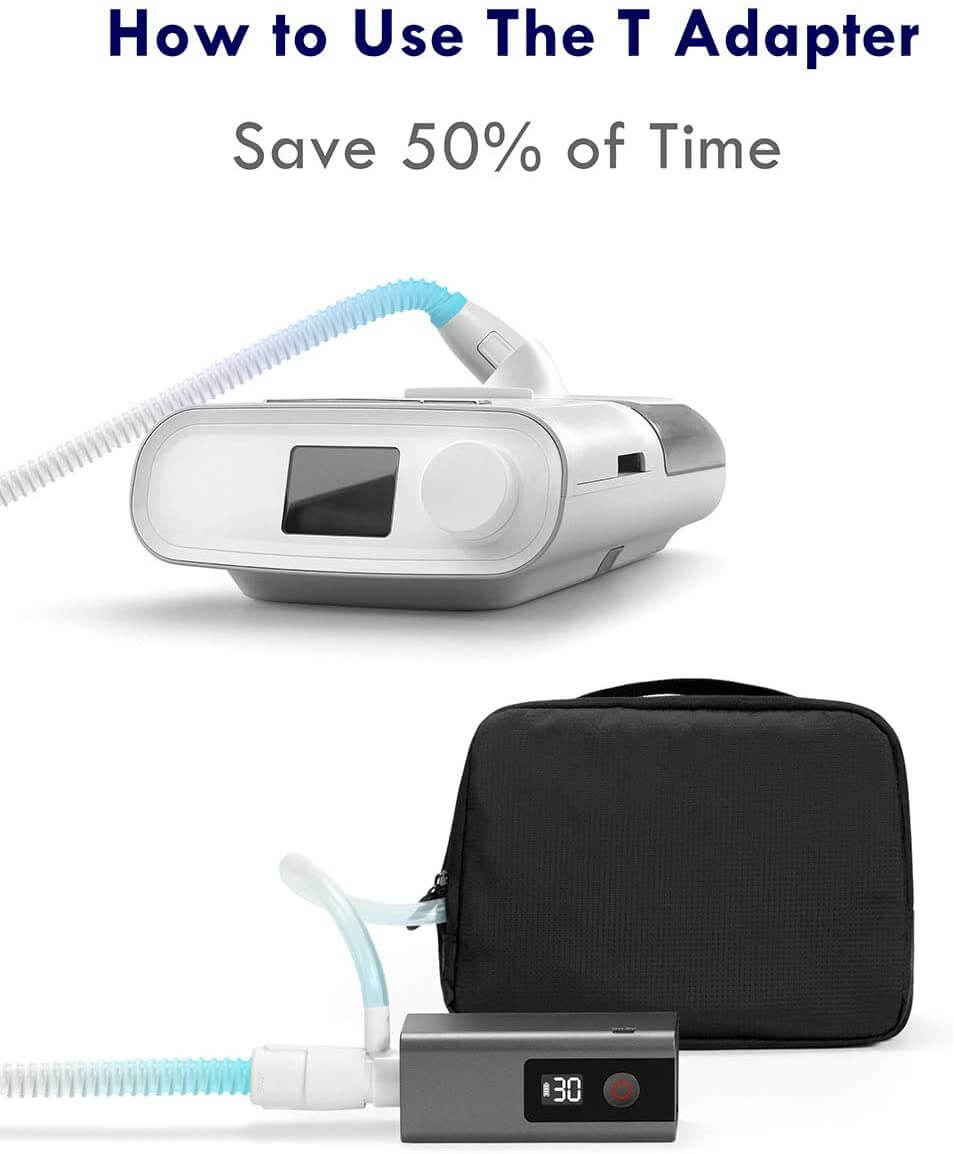 LEEL CPAP Cleaner with Heated Hose Adapter Set