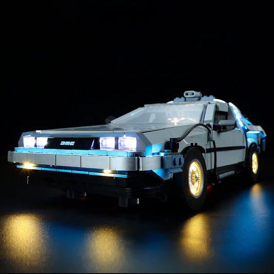 Kit de iluminación LEGO Regreso al Futuro Máquina del Tiempo n.° 10300 (versión mejorada)