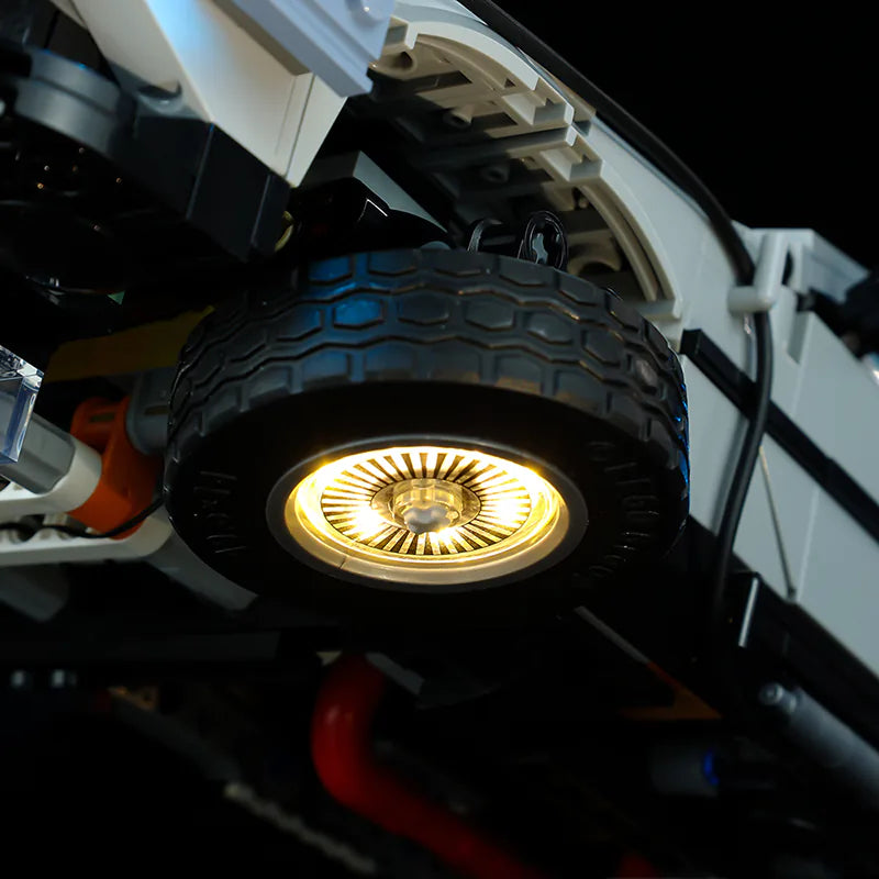 Kit de iluminación LEGO Regreso al Futuro Máquina del Tiempo n.° 10300 (versión mejorada)