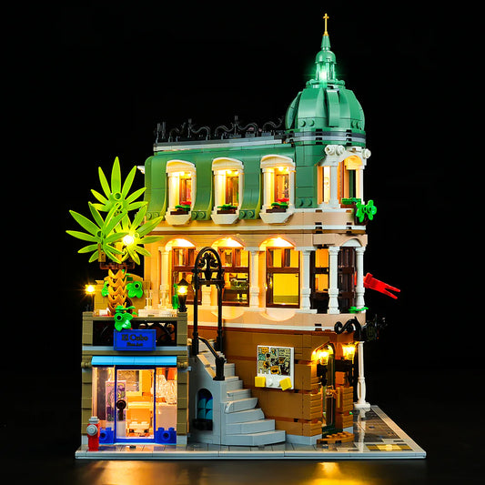Kit de iluminación para LEGO Icons Boutique Hotel n.° 10297