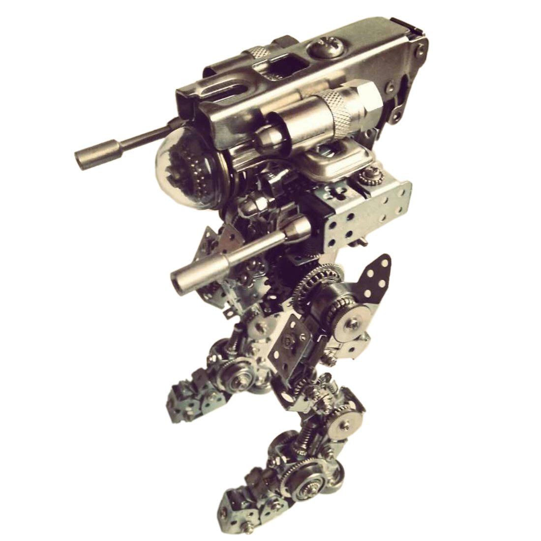 Adult DIY Metal Assembly 3D Robot Mecha Puzzle Toy Model for Home Decor