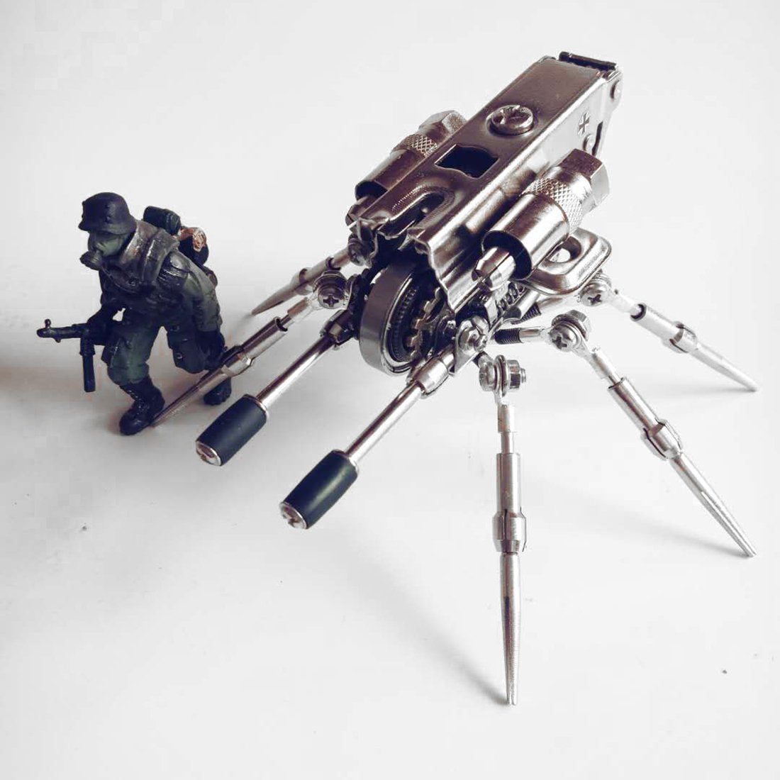 DIY Assembly Metal 3D Artillery Puzzle Model Toy Kit