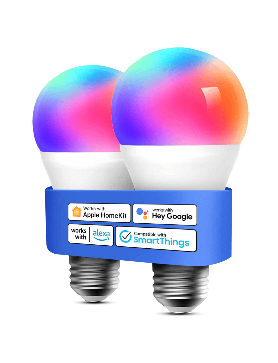 مصباح LED ذكي من Meross Pro، MSL120HK، عبوة من قطعتين (قاعدة E26/E27)