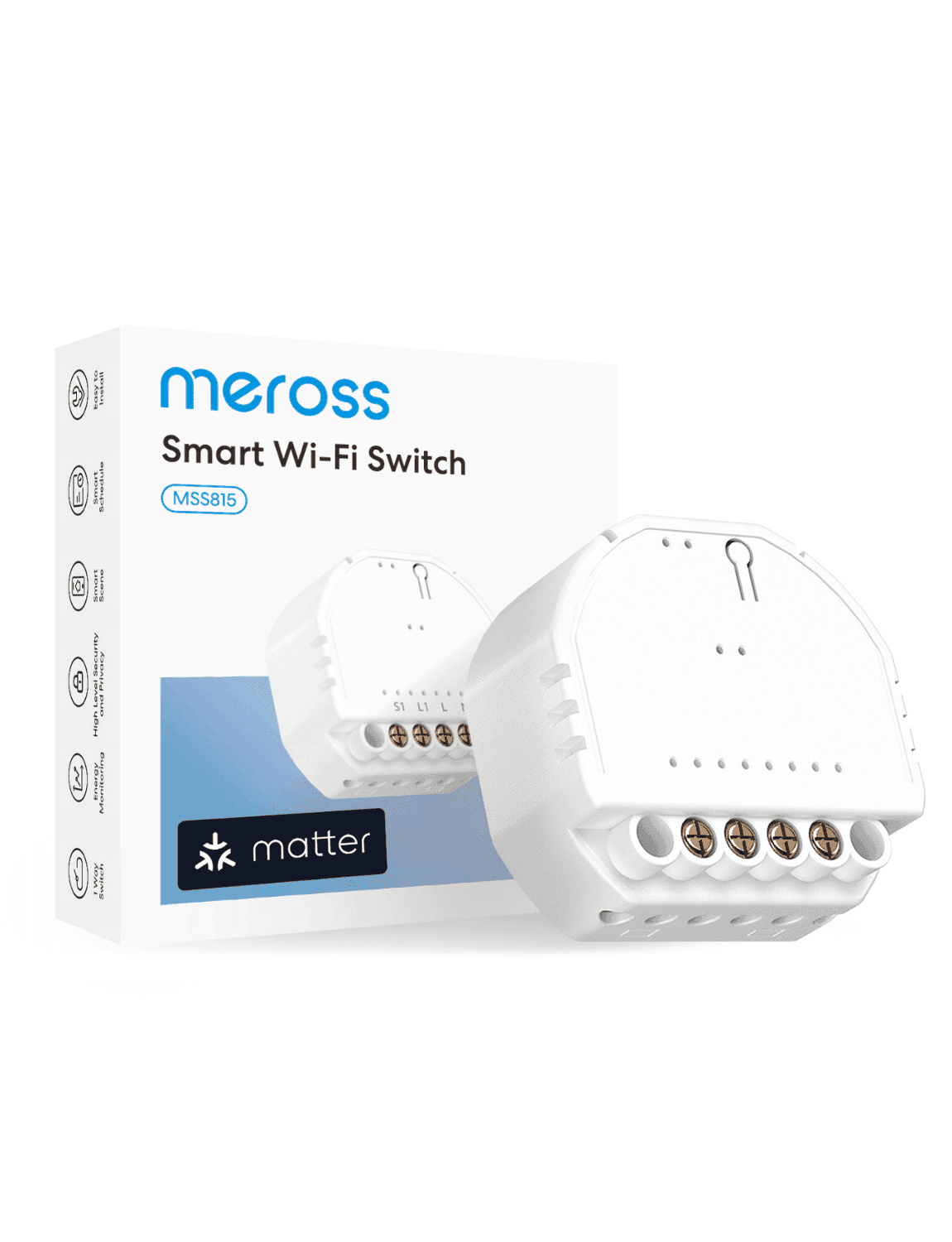مفتاح حائط ذكي من Meross Matter، MSS815MA