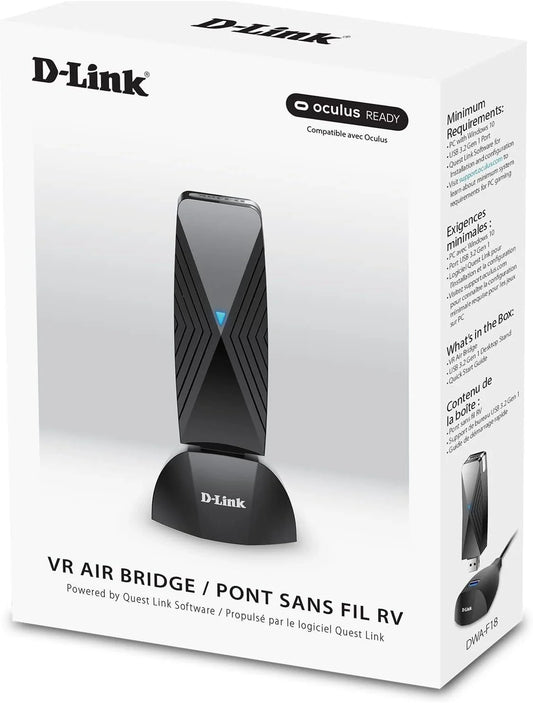 D-Link VR Air Bridge for Meta Quest 3 - Wi-Fi 6 PCVR