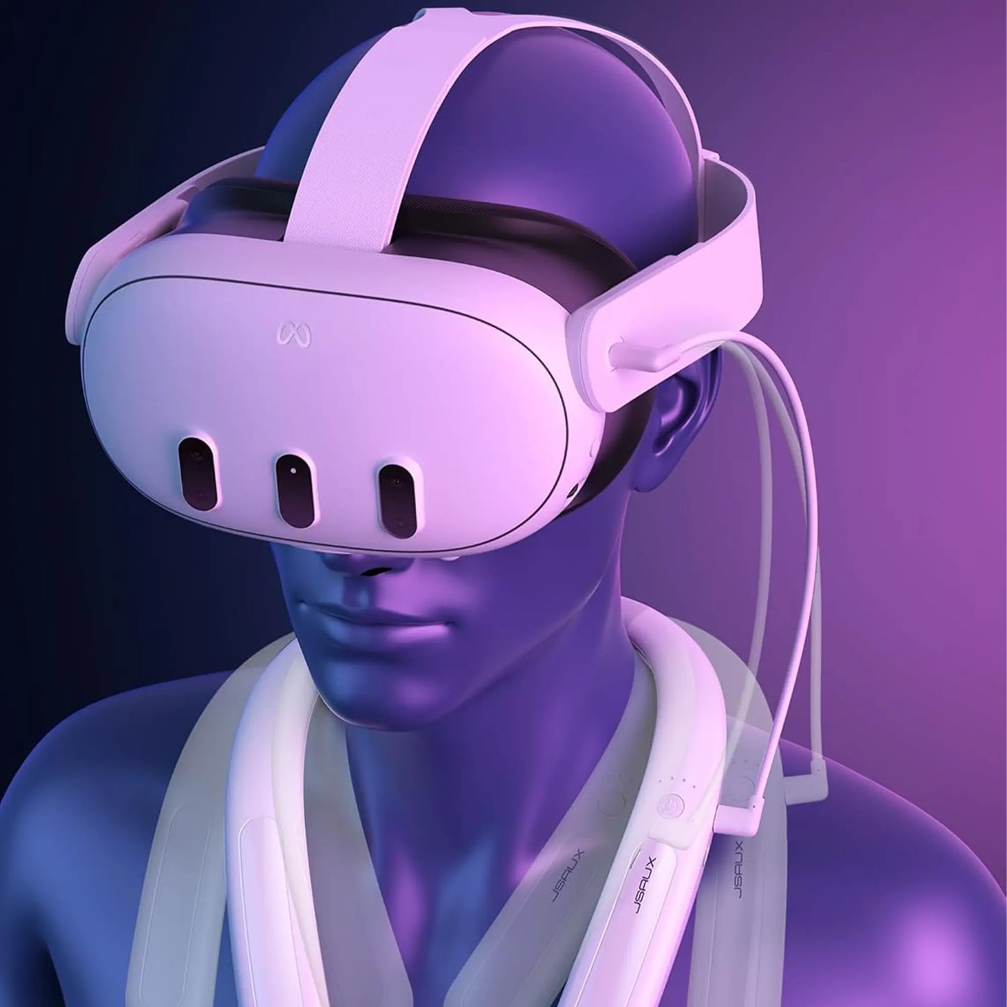 Wearable Neck Battery Pack for Meta Quest 3