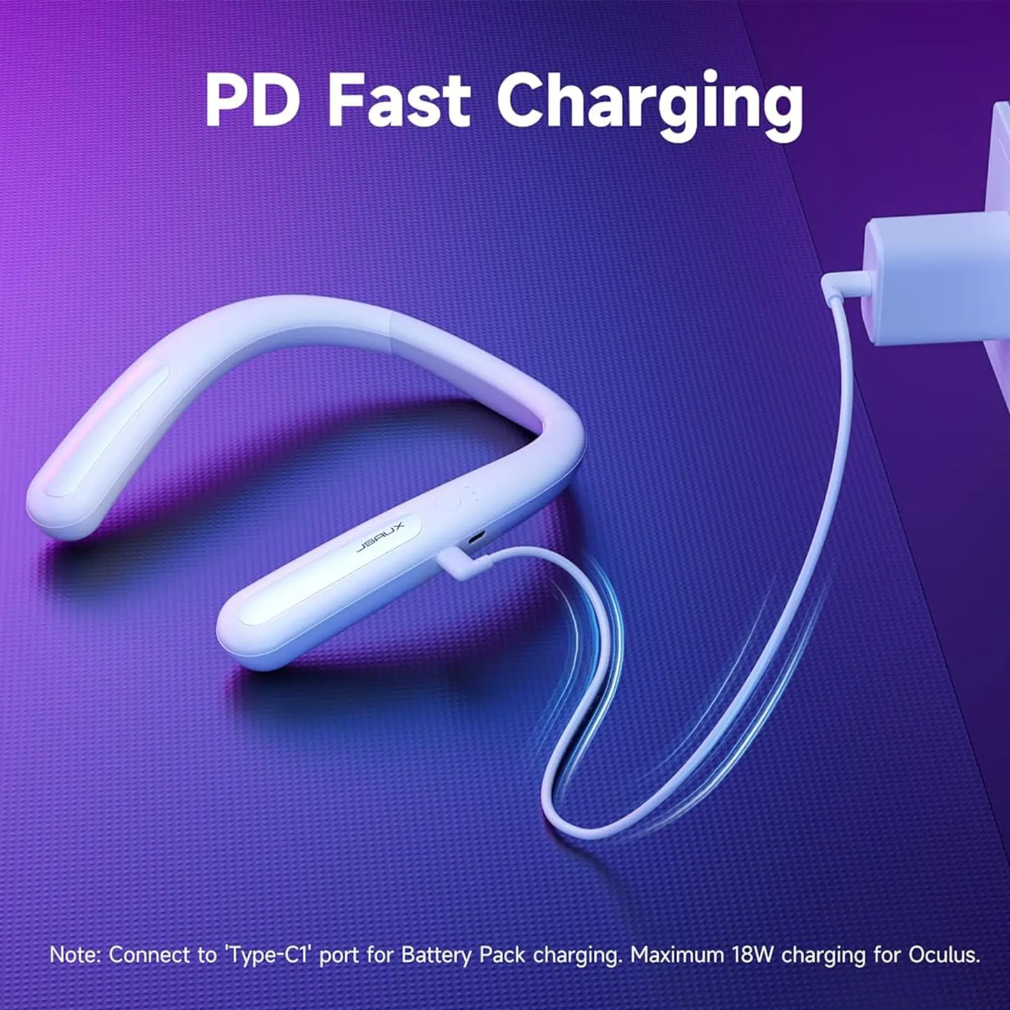 Wearable Neck Battery Pack for Meta Quest 3