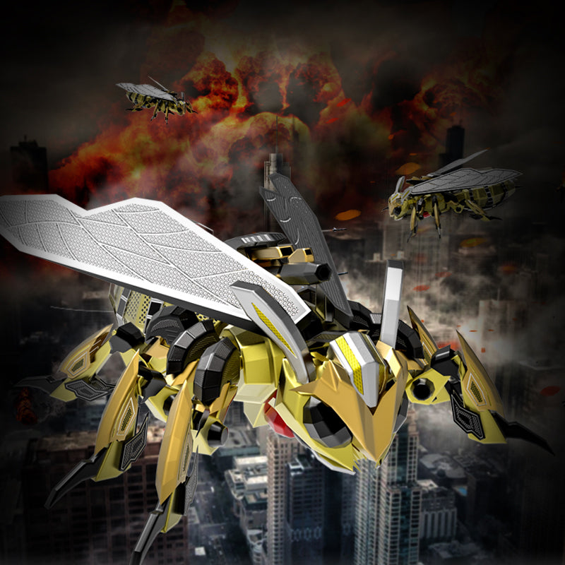 151 Pcs Alloy Mechanical Wasp Model DIY Kit for Kids & Adults