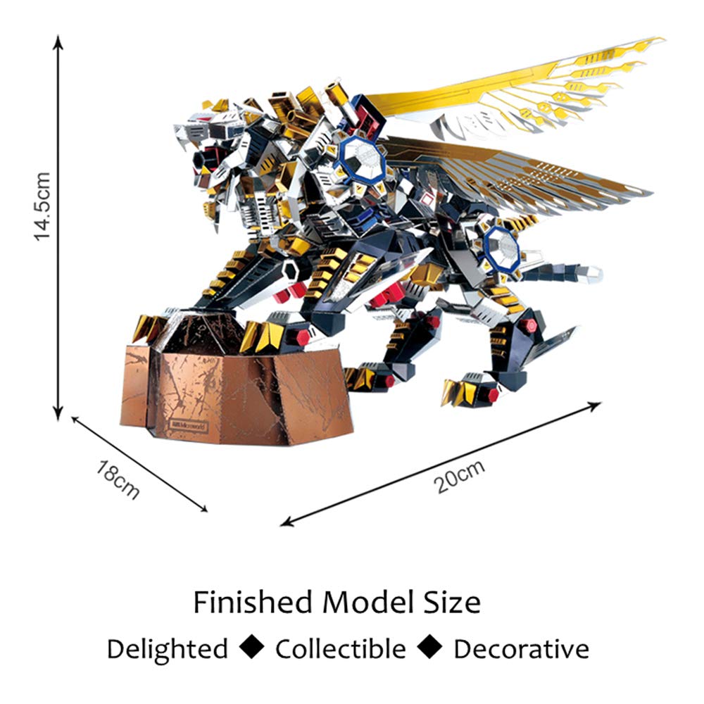 3D Metal Mechanical Flying Tiger Model DIY Building Kit