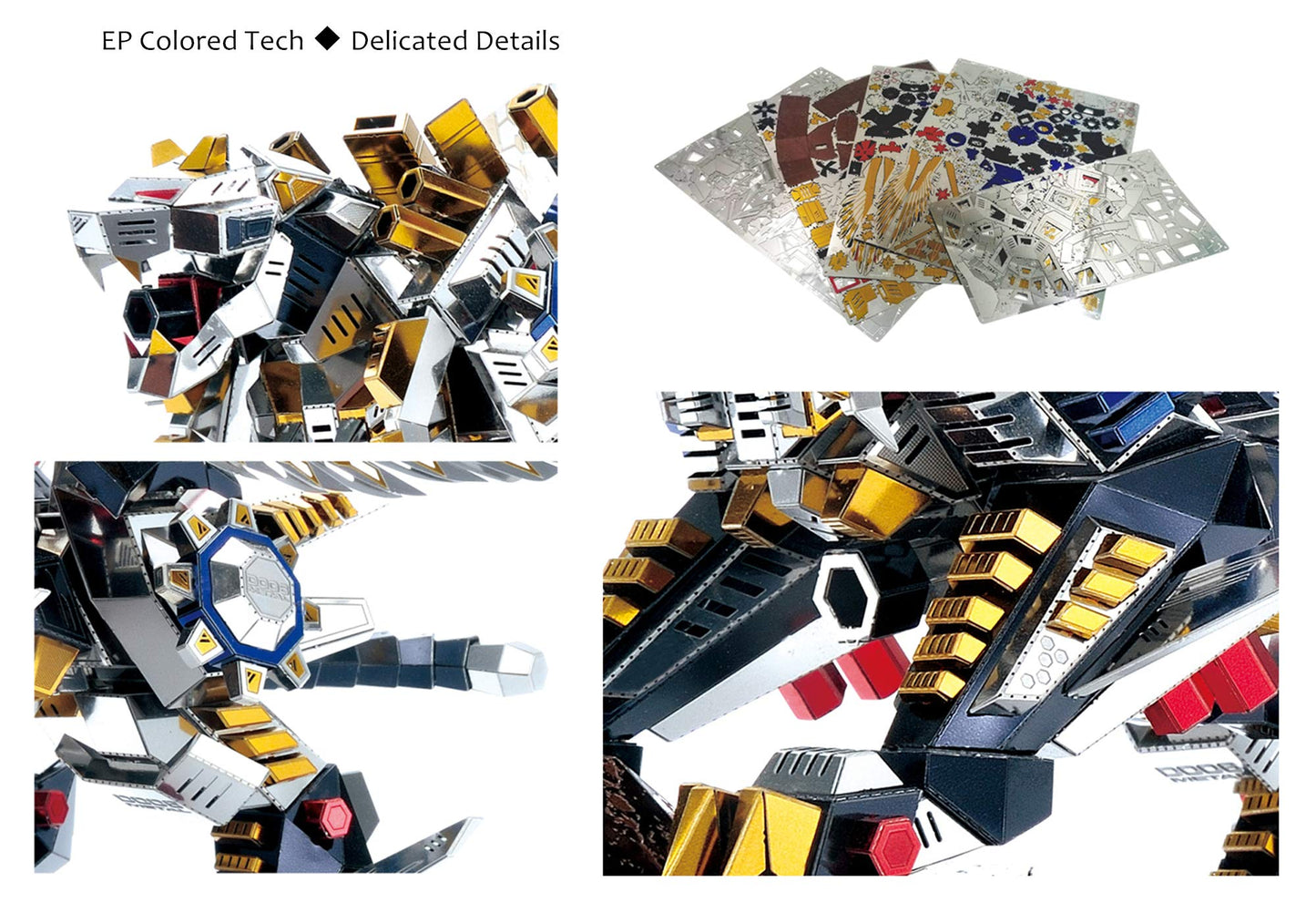 3D Metal Mechanical Flying Tiger Model DIY Building Kit