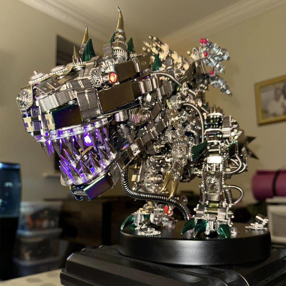 1350PCS+ Difficult Model Kits 3D Mechanical Tyrannosaurus Rex Model Kit Big Dinosaur