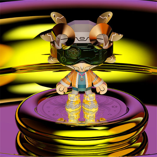 مجموعة نموذج أحجية معدنية ثلاثية الأبعاد لبرج الحمل، 430 قطعة، هدية DIY