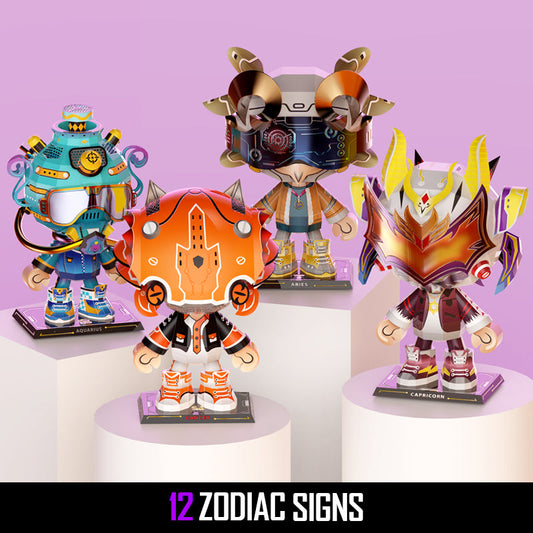 مجموعة أحجية معدنية ثلاثية الأبعاد مكونة من 430 قطعة، هدية DIY لبرج الدلو