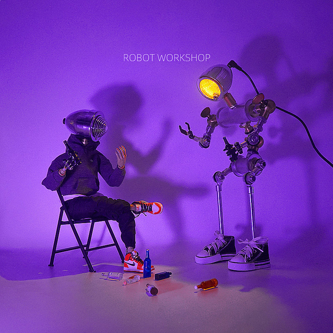 Steampunk No.5 Bluetooth Small Speaker Robot Head