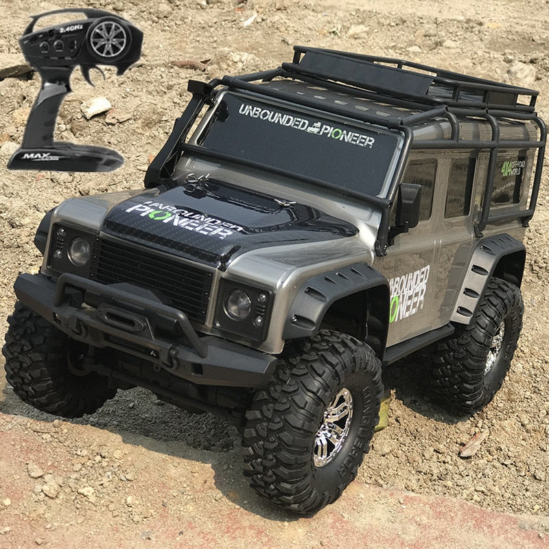 RC Car Off-road Car 1:10 2.4G 4WD RC Car Multiple Batteries RTR Model with LED Light