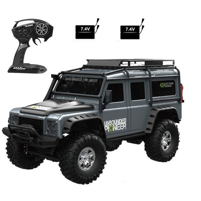RC Car Off-road Car 1:10 2.4G 4WD RC Car Multiple Batteries RTR Model with LED Light