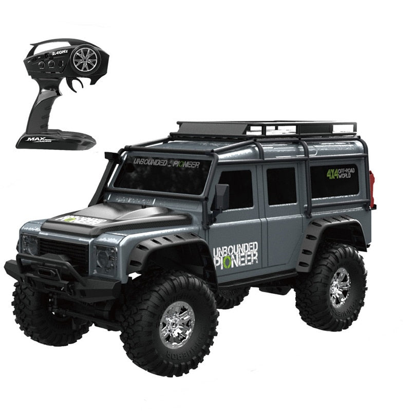 RC Car Off-road Car 1:10 2.4G 4WD RC Car Multiple Batteries RTR Model with LED Light