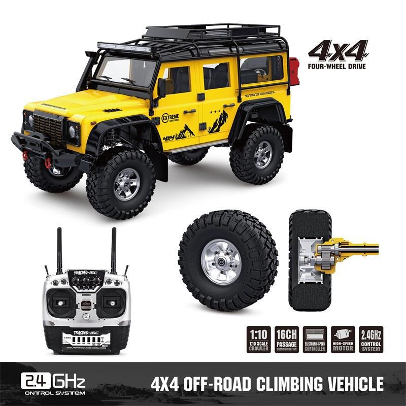 HG P411 4x4 RC Car 1:10 Off-road Climbing Vehicle With Winch Light Sound Effect Smoke