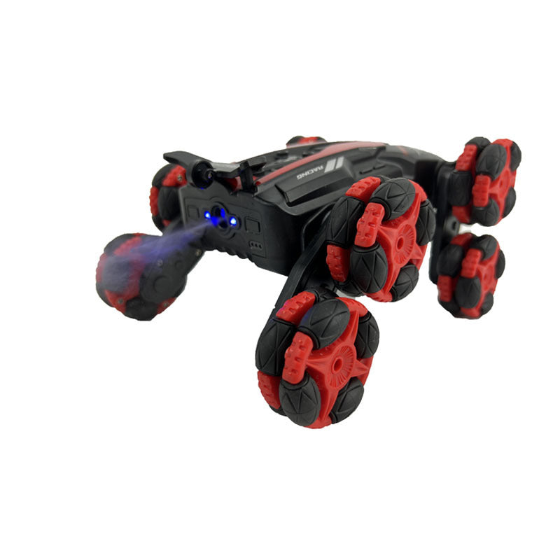 Rc Car Eight Wheel Drift Spray Stunt Car Rc Deformation Climbing Car 360° Rotating Car Toy