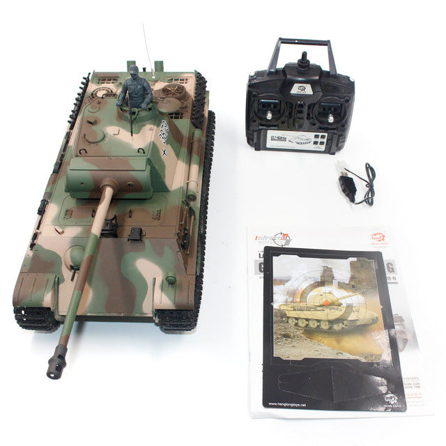 Heng Long 3879 German Panther Type G RC Tank 2.4G 1/16 Metal Upgraded Tank Toys