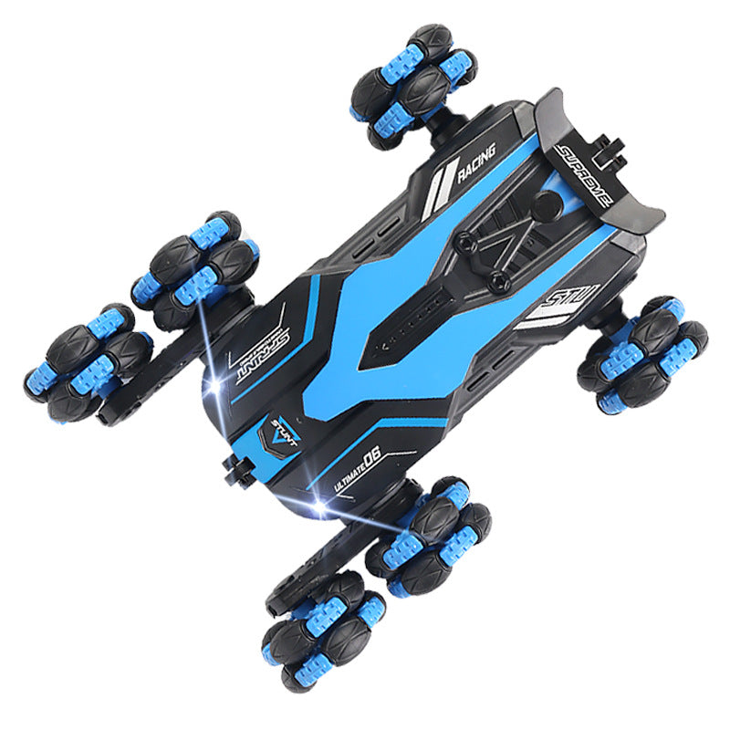 Rc Car Eight Wheel Drift Spray Stunt Car Rc Deformation Climbing Car 360° Rotating Car Toy
