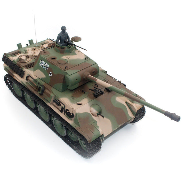 Heng Long 3879 German Panther Type G RC Tank 2.4G 1/16 Metal Upgraded Tank Toys