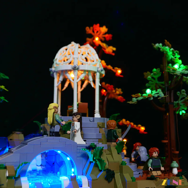 Kit de iluminación para LEGO RIVENDELL: El Señor de los Anillos n.° 10316 (versión 2)