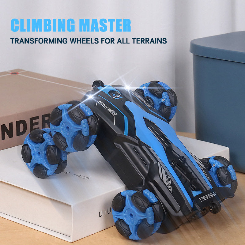 Rc Car Eight Wheel Drift Spray Stunt Car Rc Deformation Climbing Car 360° Rotating Car Toy