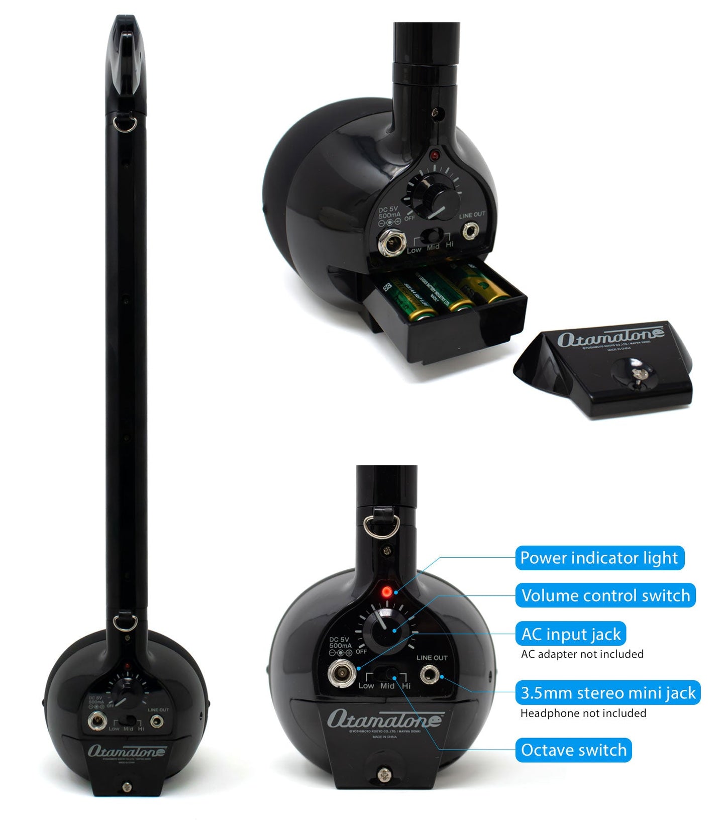 Otamatone Deluxe (Black)