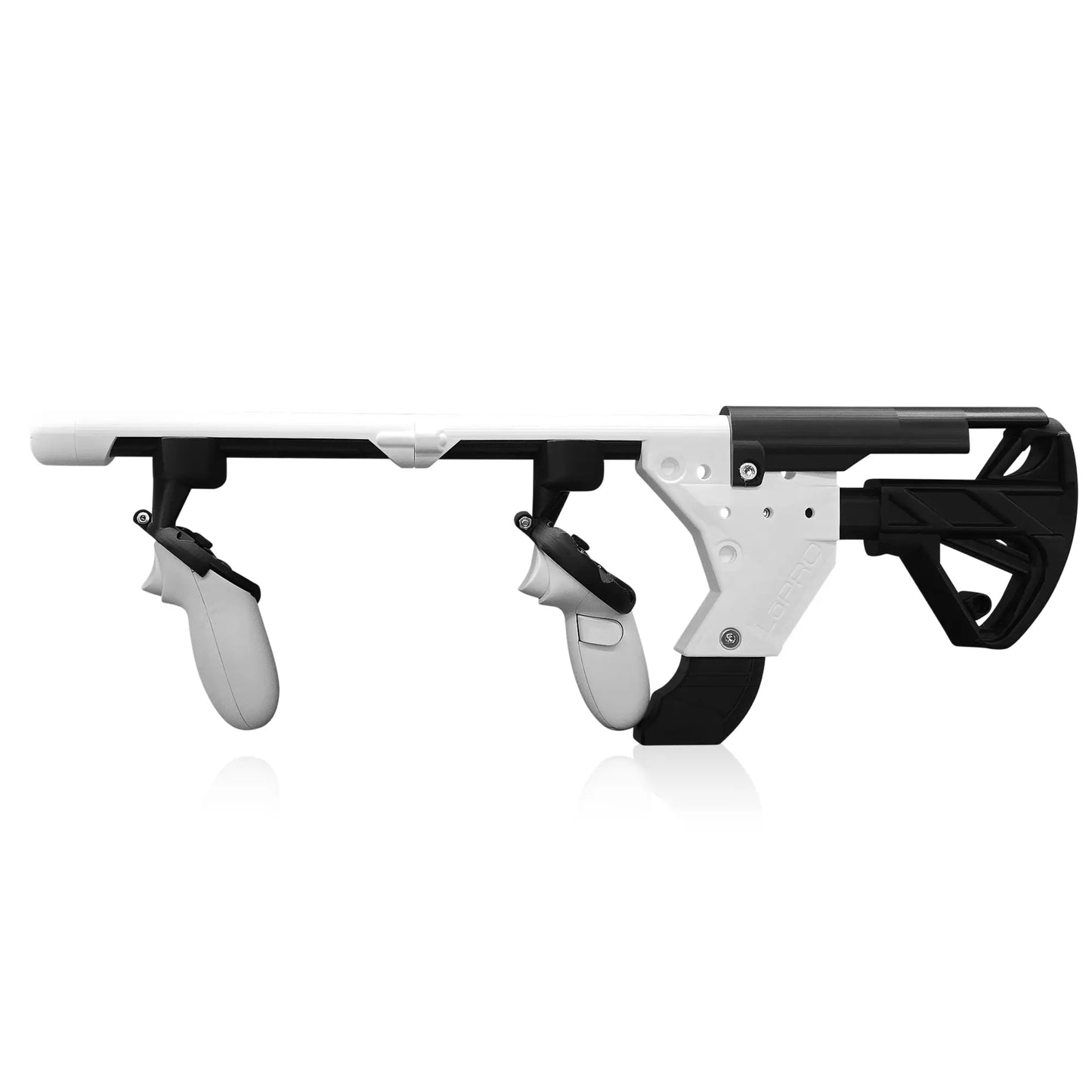 LoPRO Extended Ghost Edition | VR Gun Stock for Meta Quest 3S