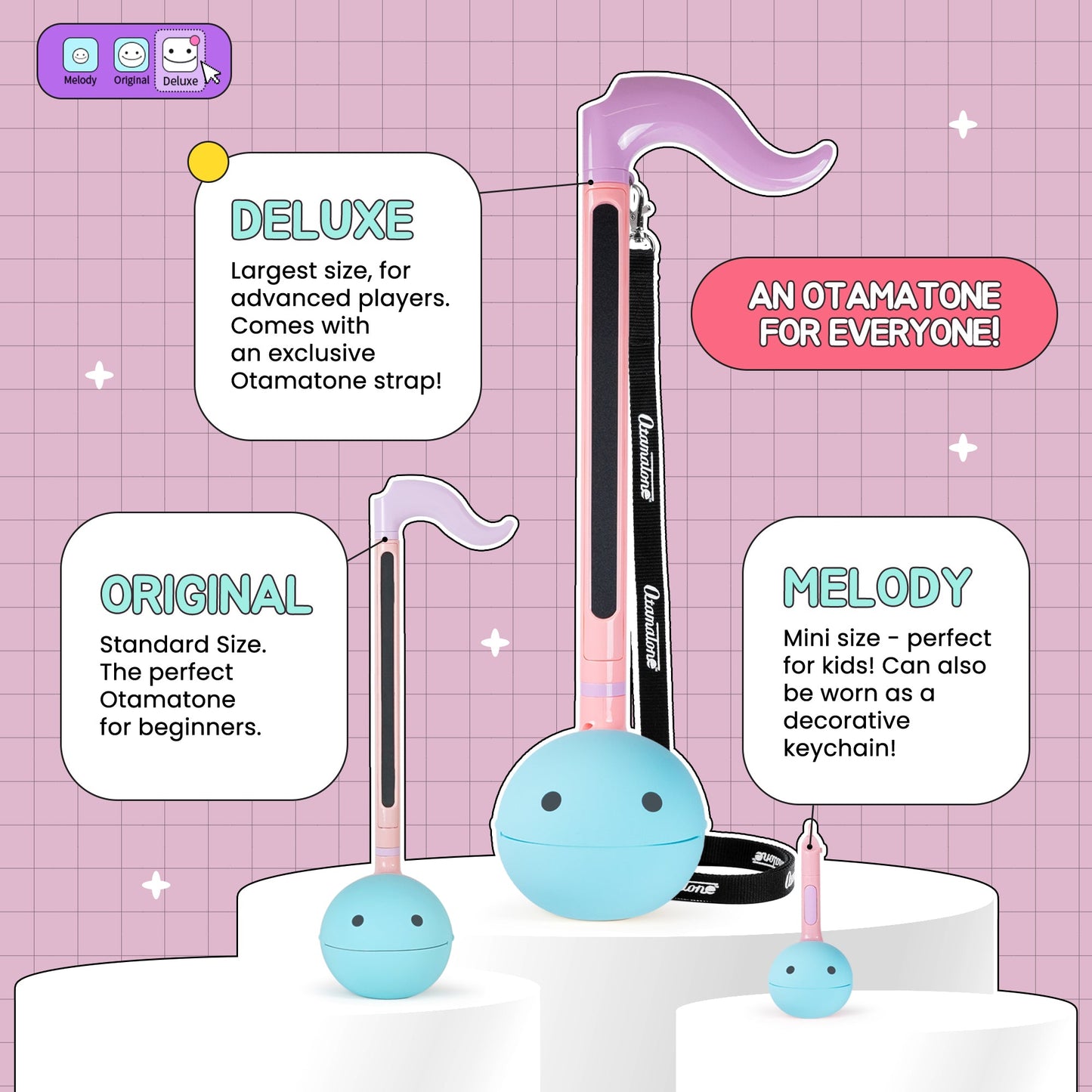 Otamatone Deluxe (Unicorn)