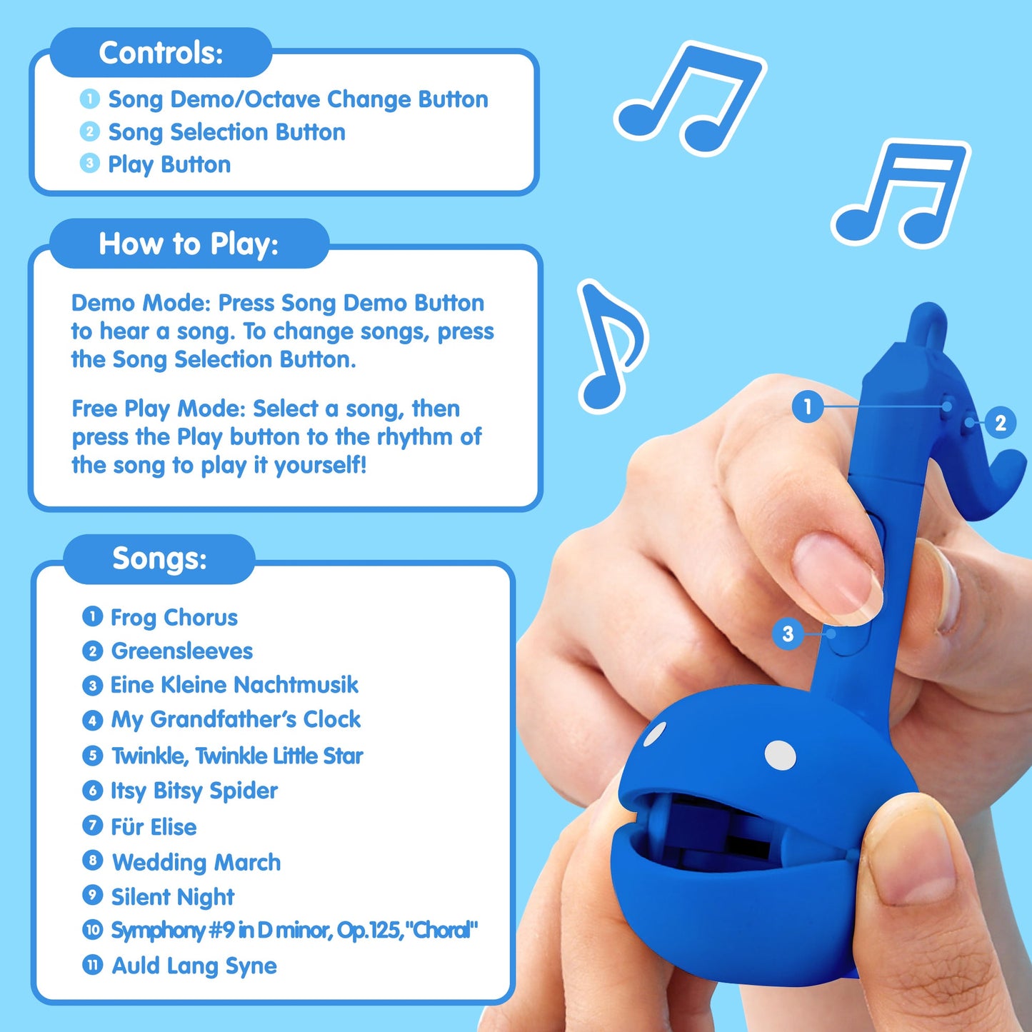 Otamatone Melody (Blue)