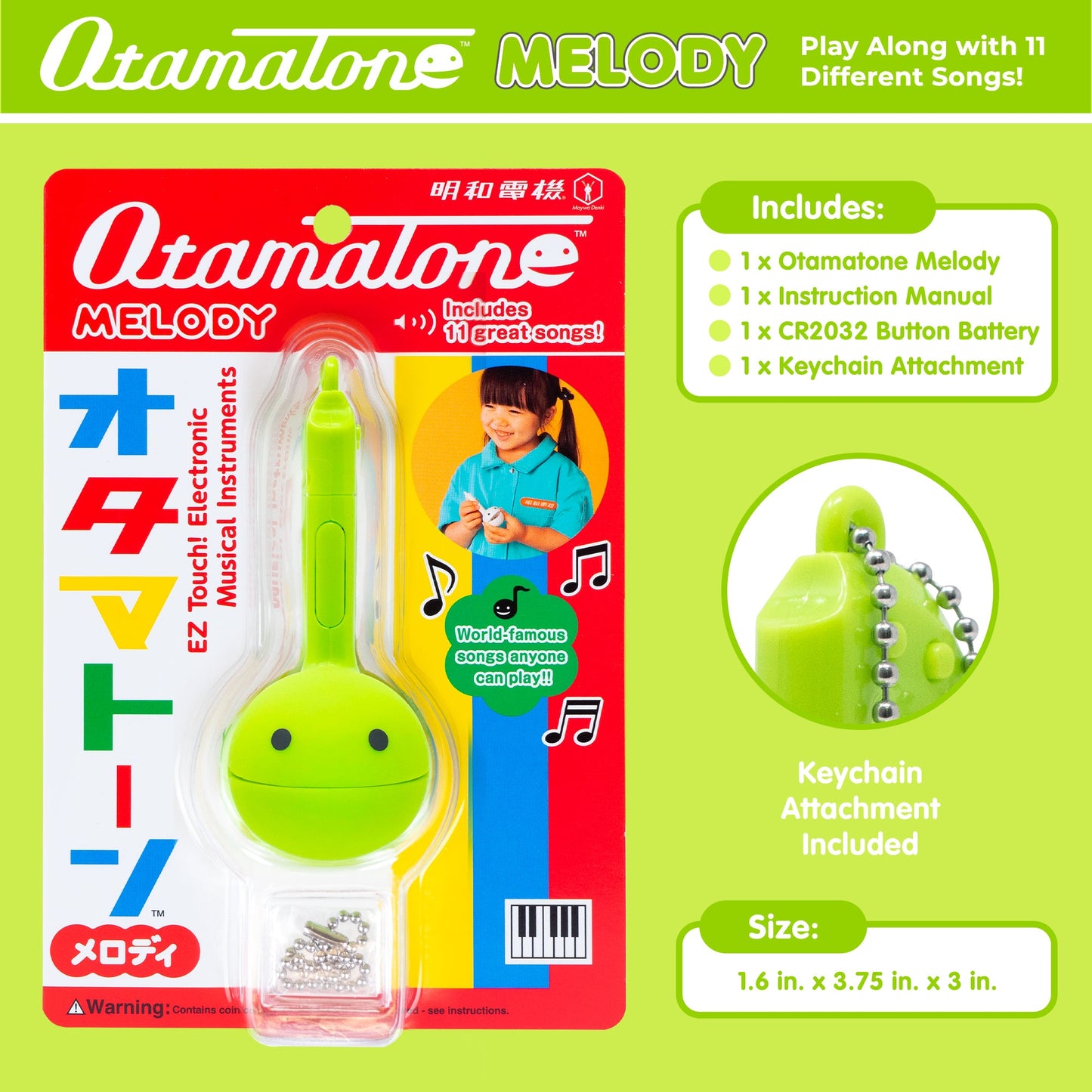 Otamatone Melody (Lime)