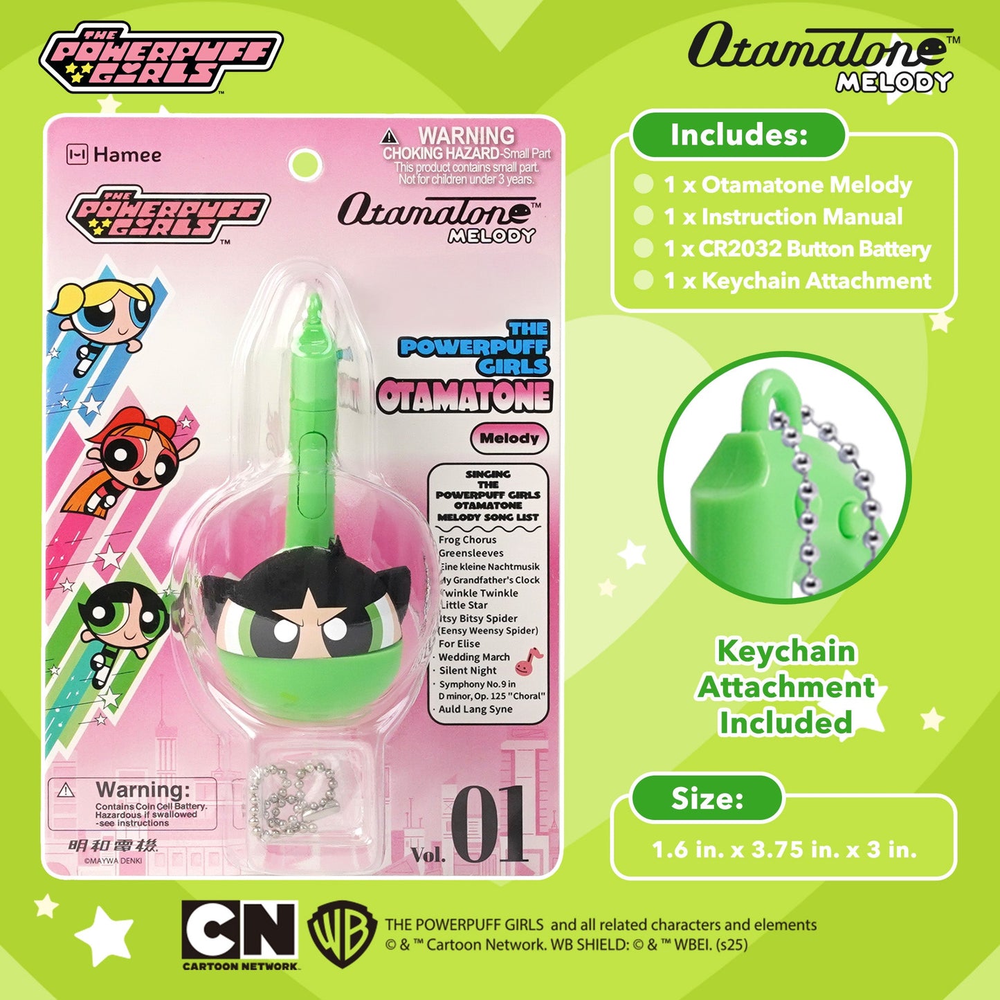 Otamatone Melody Powerpuff Girls (Buttercup)