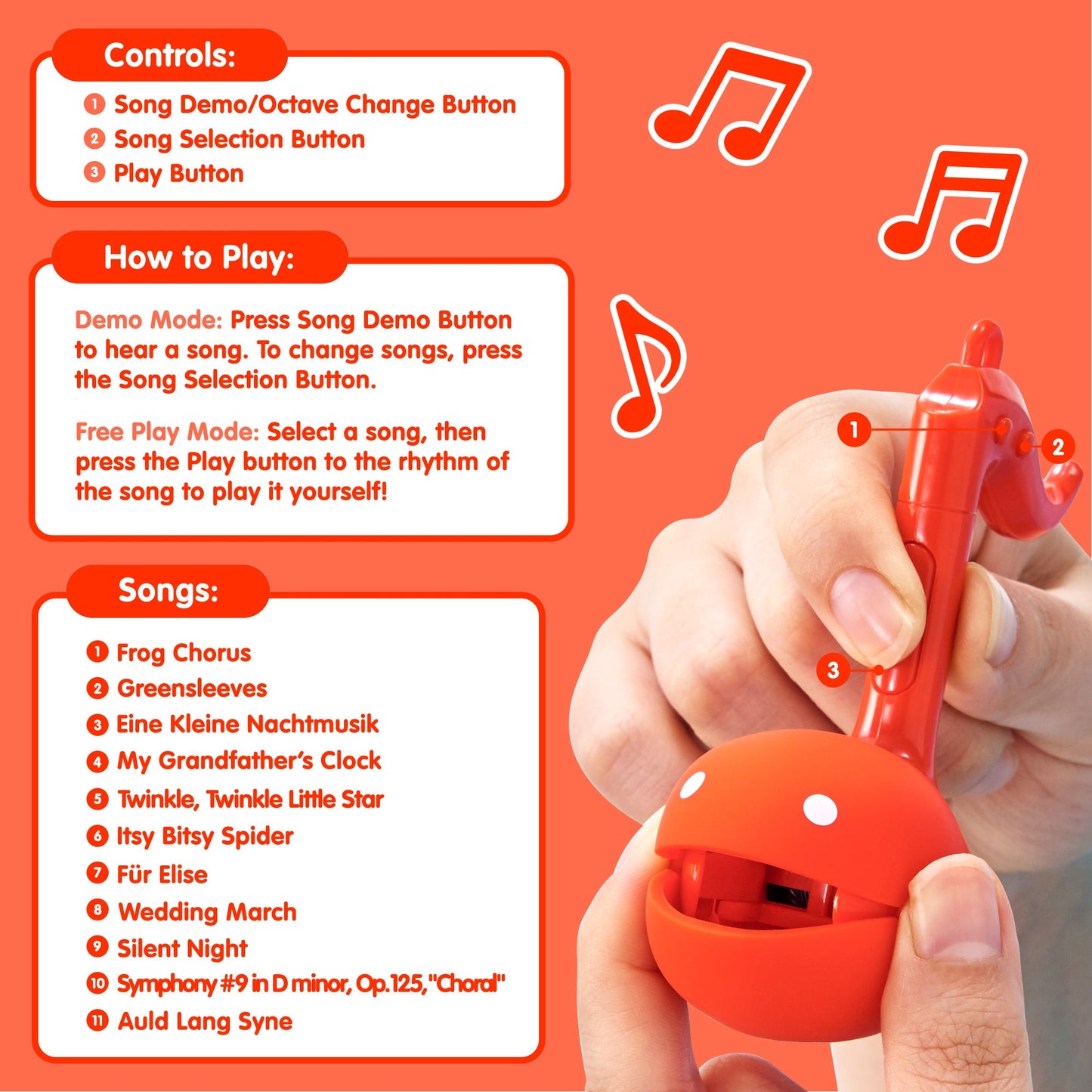Otamatone Melody (Red)