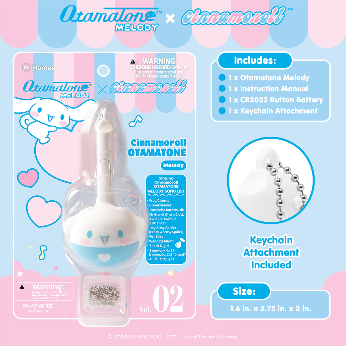 Otamatone Melody Sanrio (Cinnamoroll)