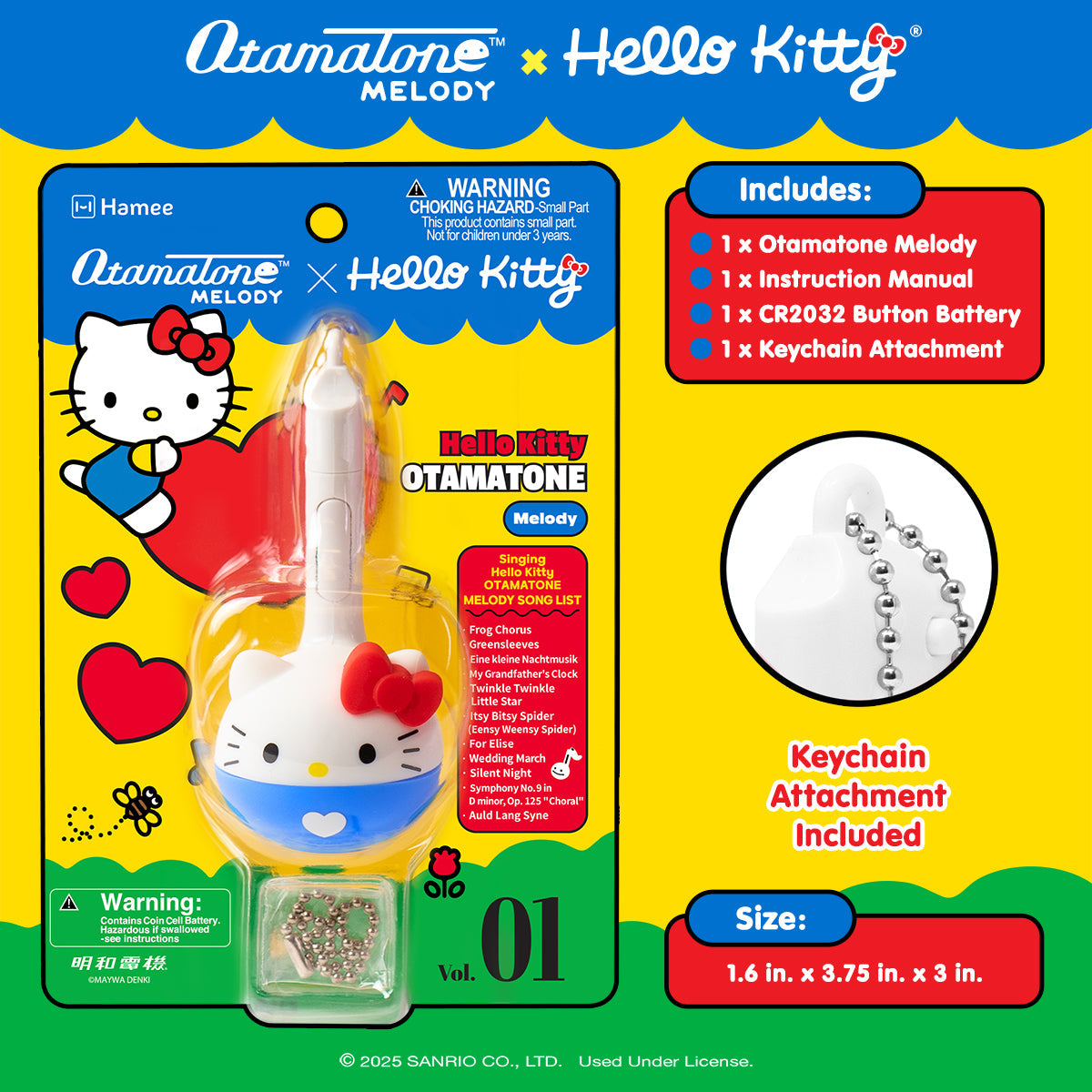 Otamatone Melody Sanrio (Hello Kitty)
