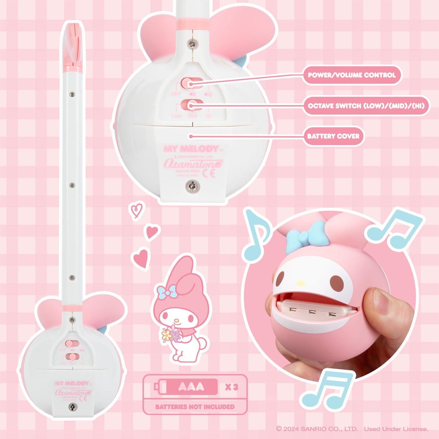 Otamatone Sanrio (My Melody)
