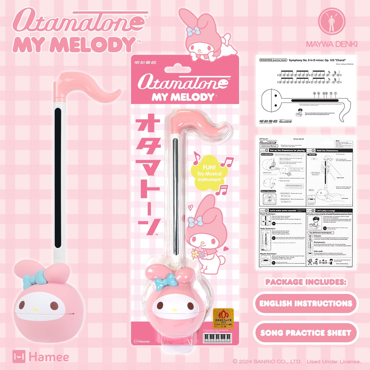 Otamatone Sanrio (My Melody)