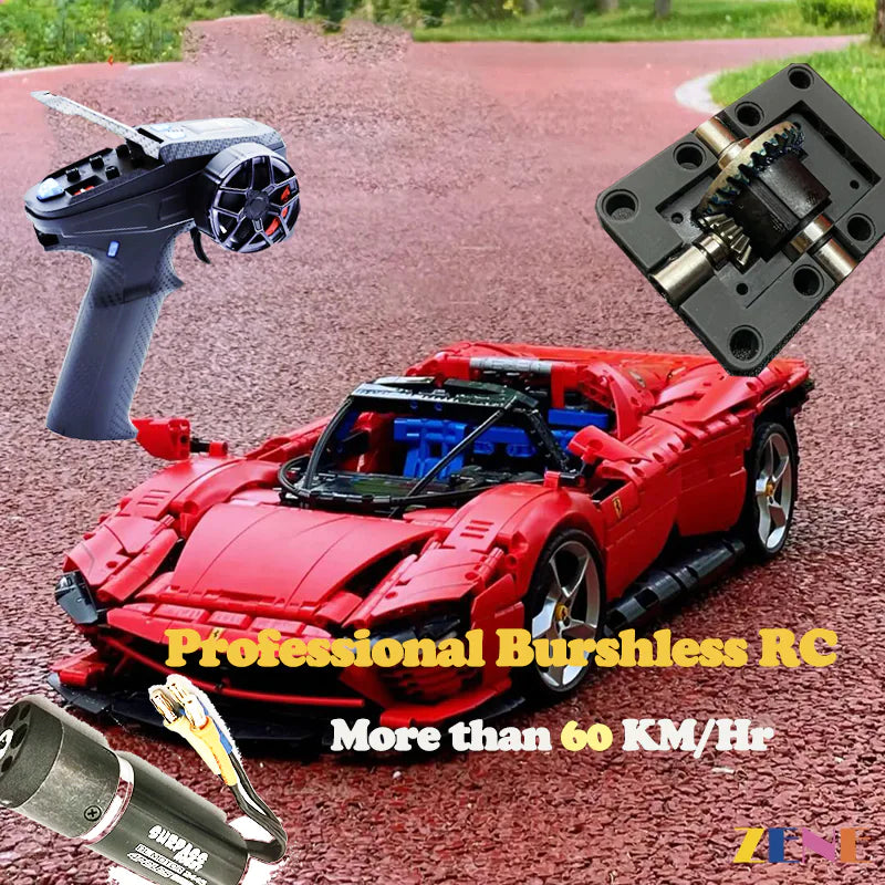 Power Functions Kit for LEGO Ferrari Daytona SP3 #42143 (High Performance)